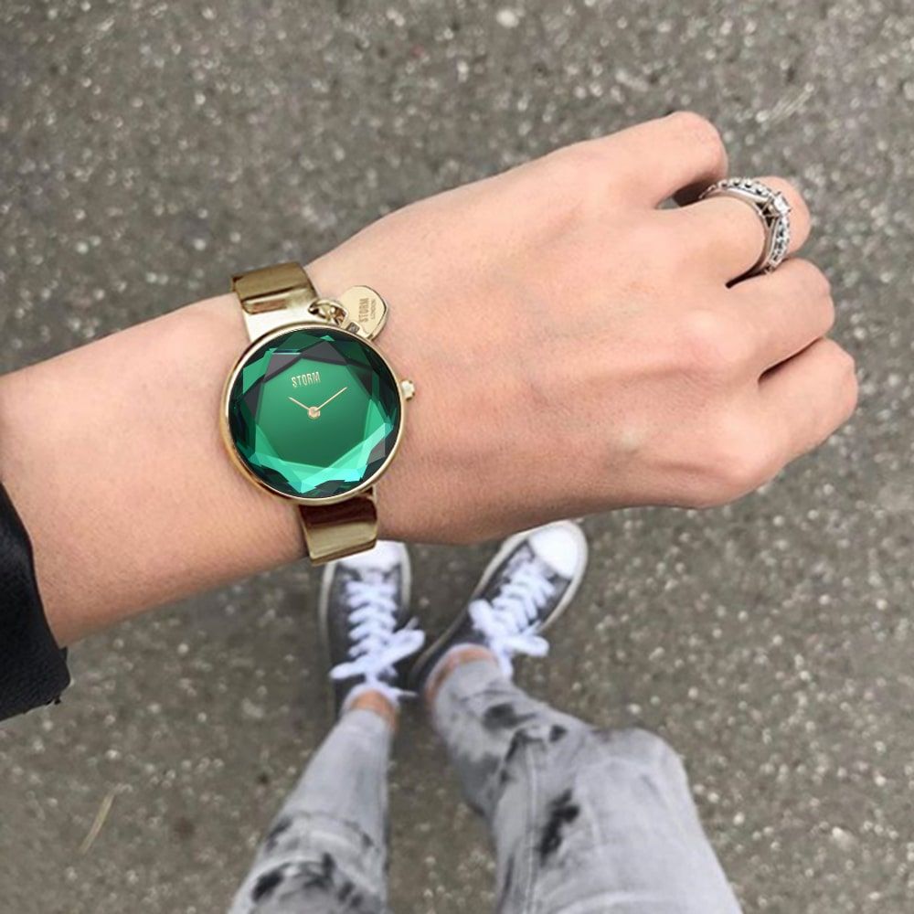 ALYA GOLD LAZER GREEN